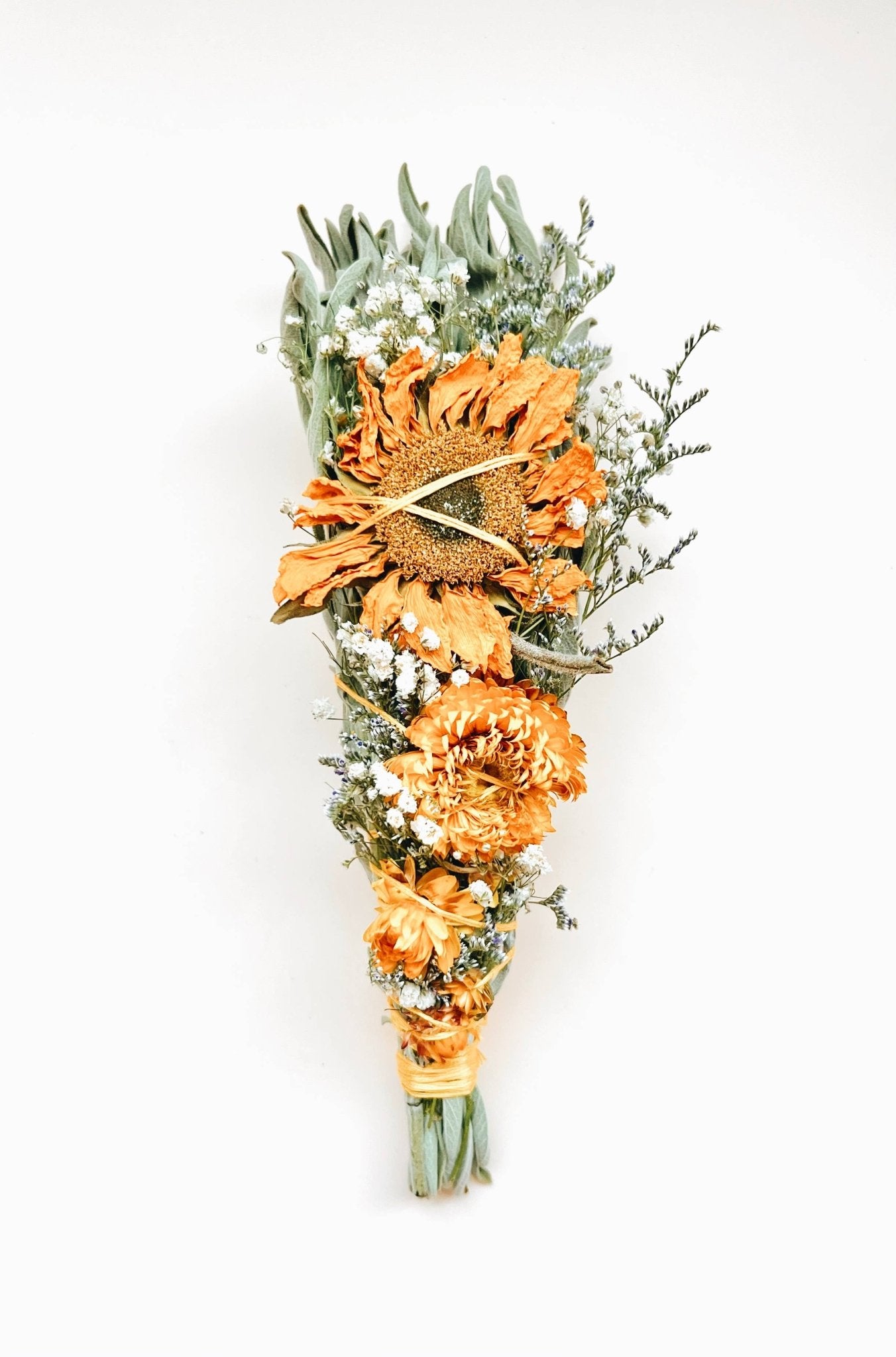 SUNSHINE PRAIRIE Floral Sage Smudge Bundle - Smoke Cleanser - HER Home Design Boutique